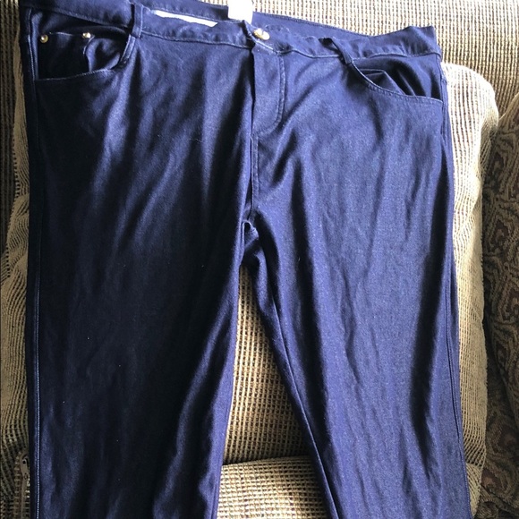 Dark jean jeggings women’s 3xl - Picture 3 of 4